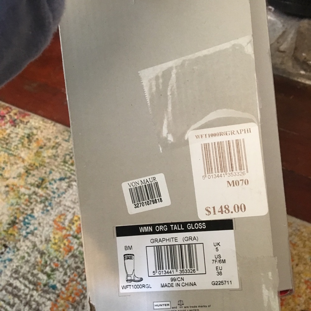 Hunter Graphite Rainboots - image 7